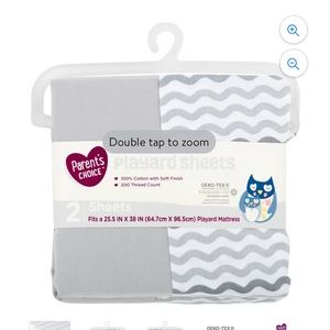 100% cotton playard sheets